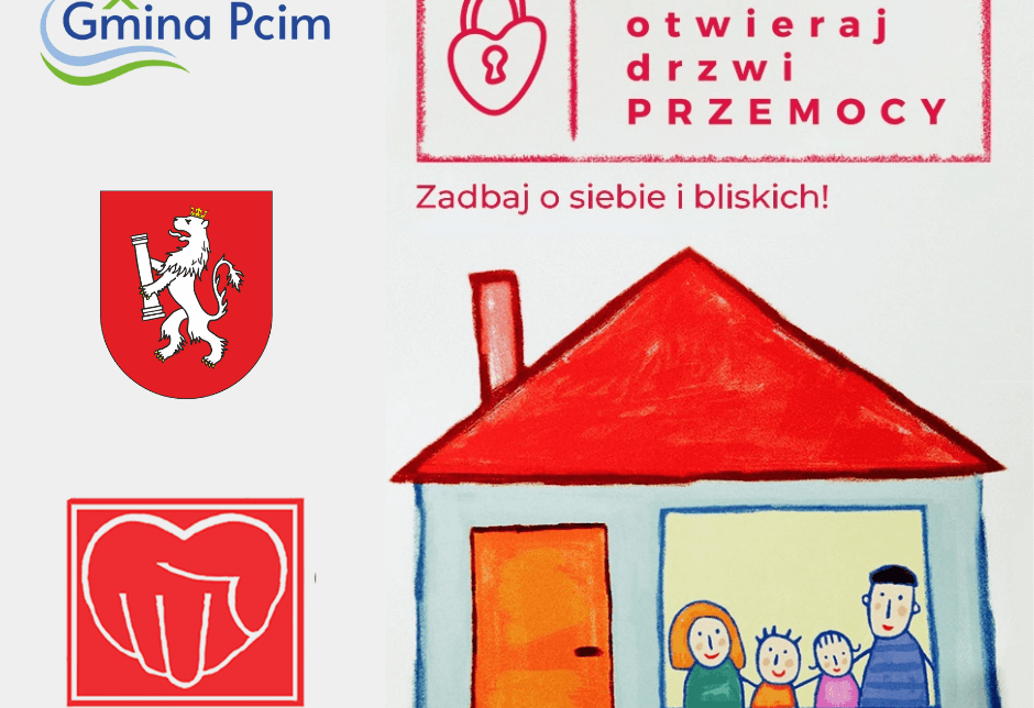 Kampania społeczna „Nie otwieraj drzwi przemocy”. Gmina Pcim