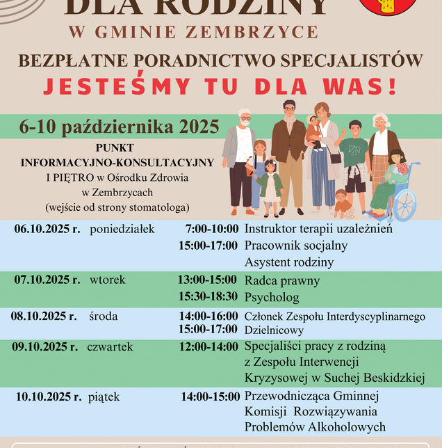 Tydzień dla rodziny w Gminie Zembrzyce. Zembrzyce