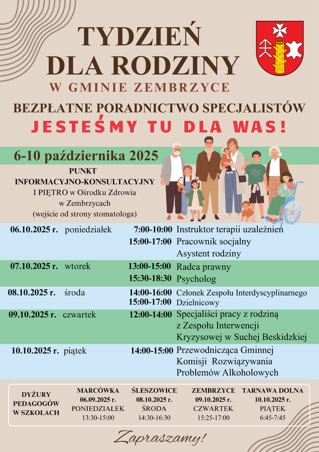 Tydzień dla rodziny w Gminie Zembrzyce. Zembrzyce