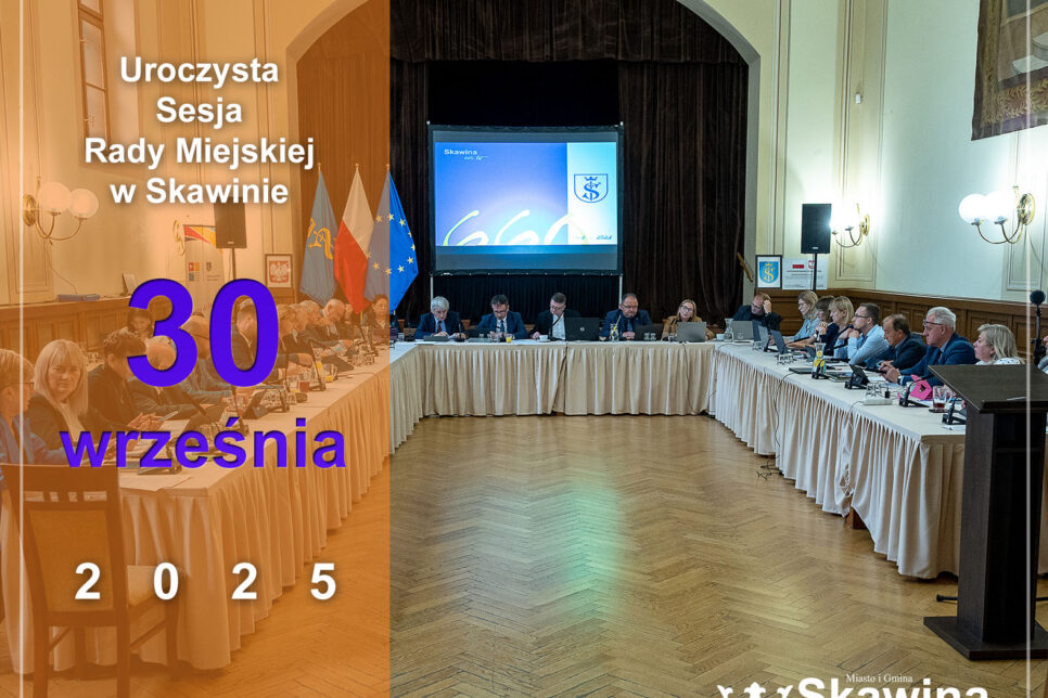 II uroczysta sesja Rady Miejskiej w Skawinie. Gmina Skawina