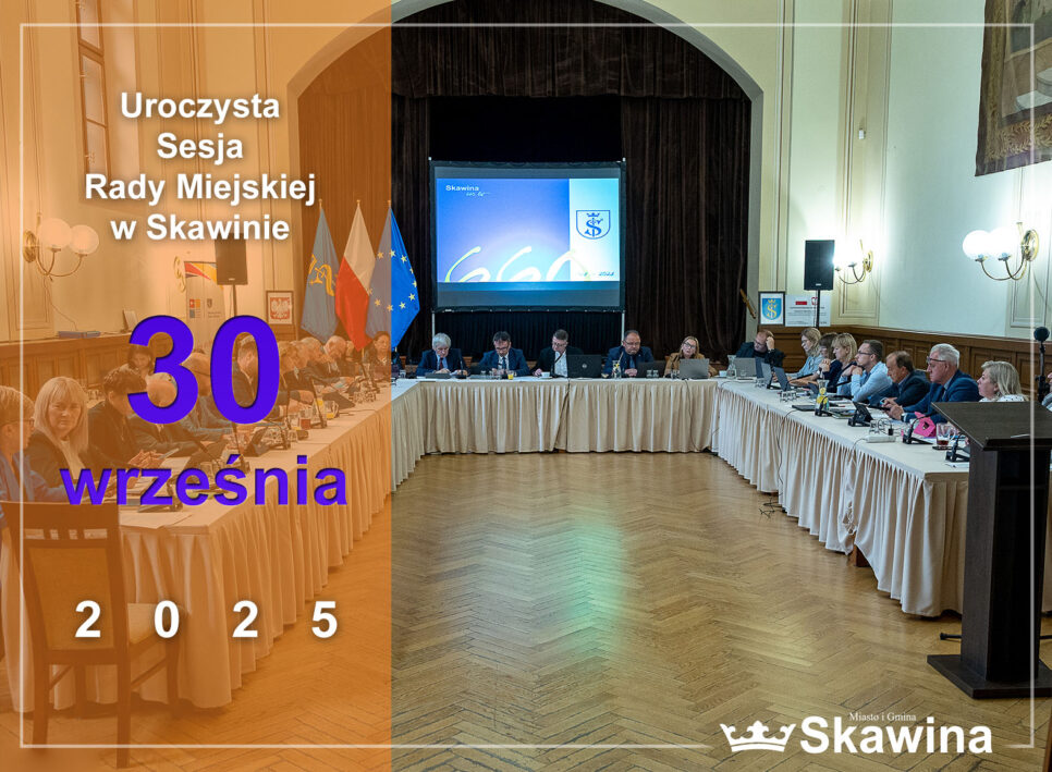 II uroczysta sesja Rady Miejskiej w Skawinie. Gmina Skawina