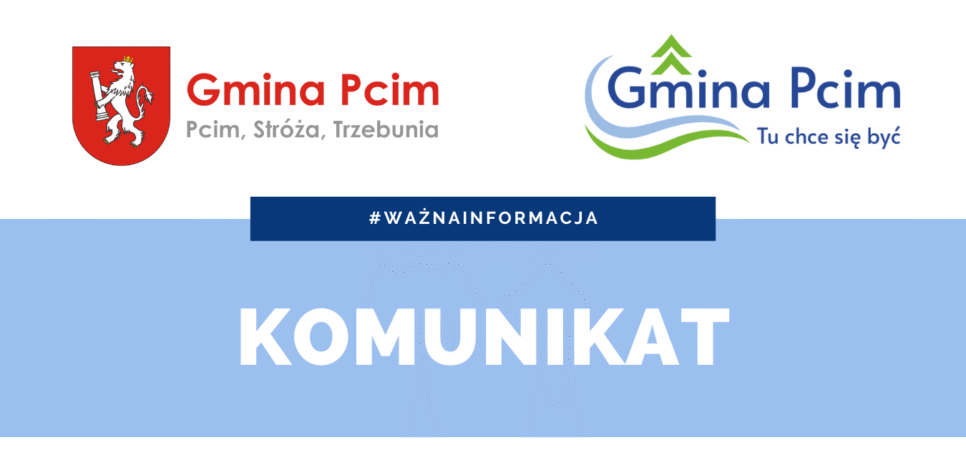 Odbiór odpadów wielkogabarytowych – przypomnienie. Gmina Pcim