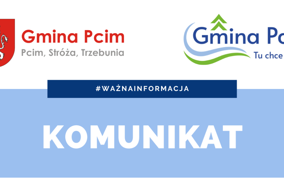 Odbiór odpadów wielkogabarytowych – przypomnienie. Gmina Pcim