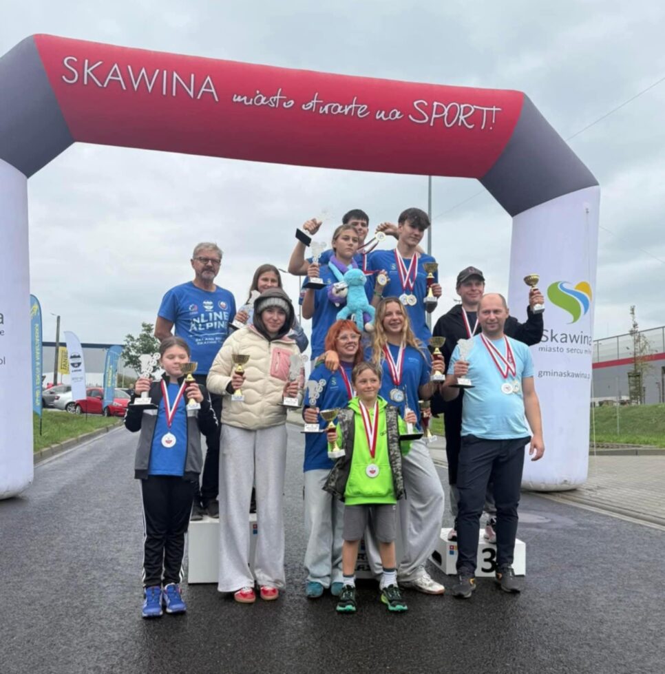 Deszczowe Mistrzowie Polski Inline Alpine w Skawinie. Gmina Skawina