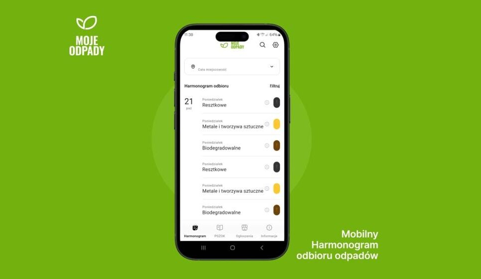 Aplikacja „Moje Odpady” już dostępna dla mieszkańców Gminy Lanckorona!. Lanckorona