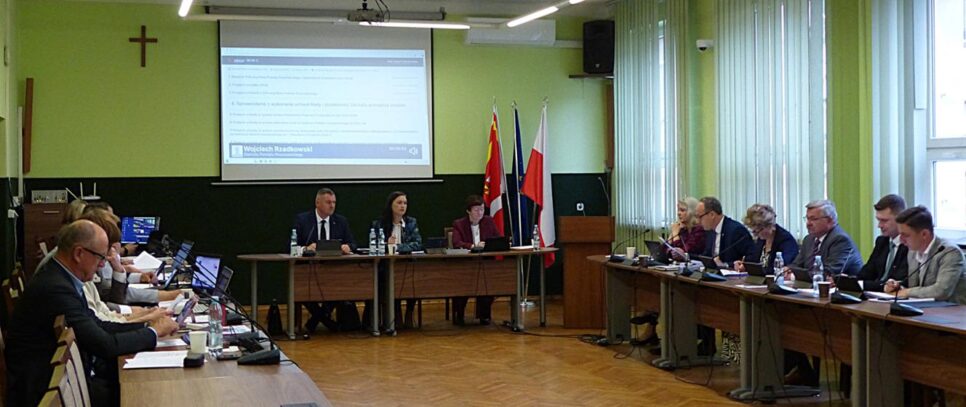 XVIII Sesja Rady Powiatu Proszowickiego. Proszowice