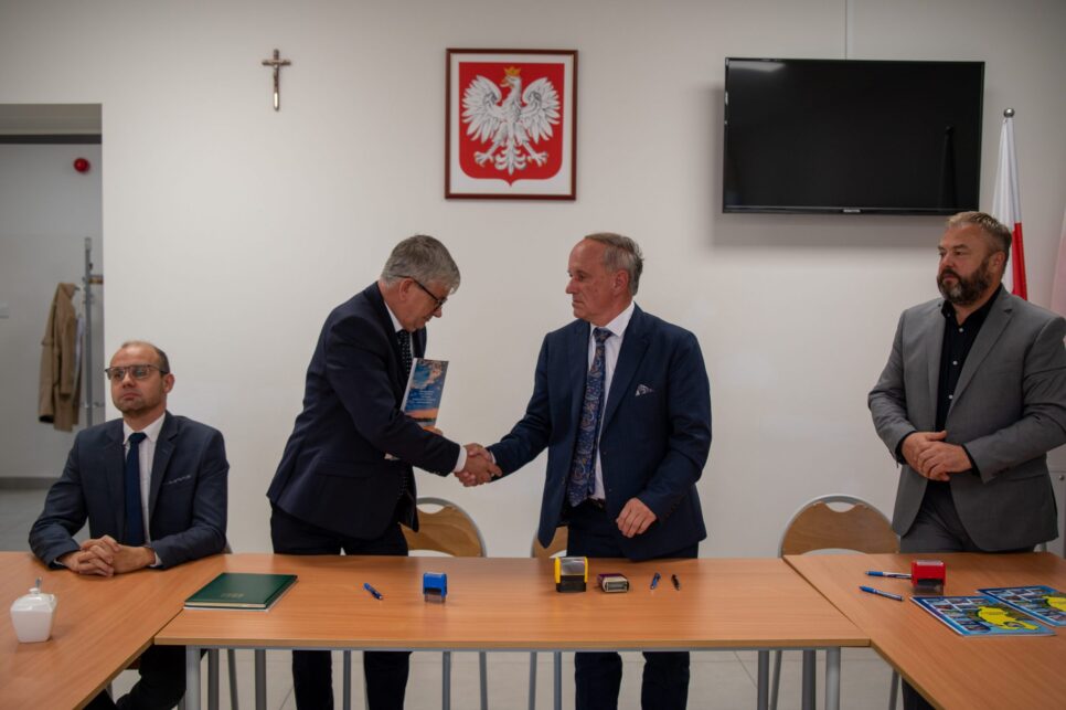 Spotkanie z komendantem. Gmina Radgoszcz