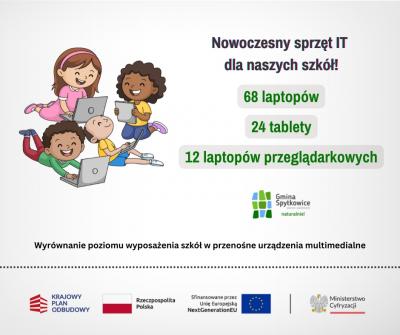 Nowoczesny sprzęt IT dla naszych szkół. Spytkowice