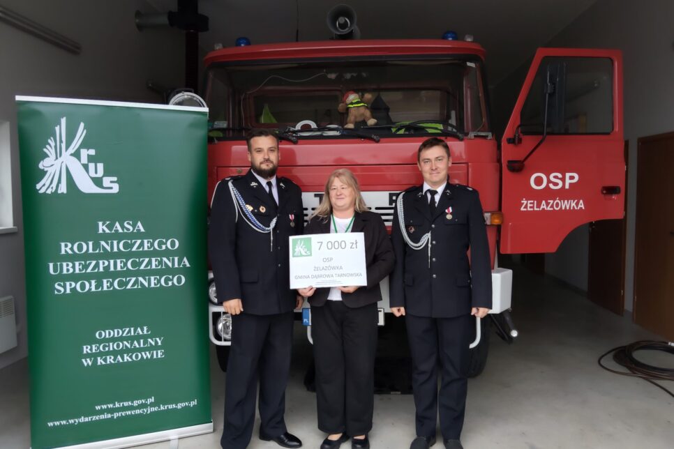 Dofinansowanie dla OSP Smęgorzów i OSP Żelazówka. Gmina Dąbrowa Tarnowska