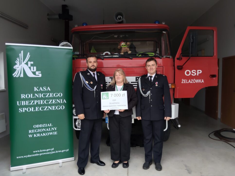 Dofinansowanie dla OSP Smęgorzów i OSP Żelazówka. Gmina Dąbrowa Tarnowska