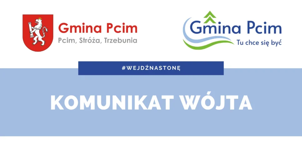 Wykaz nieruchomości przeznaczonych pod użyczenie. Gmina Pcim