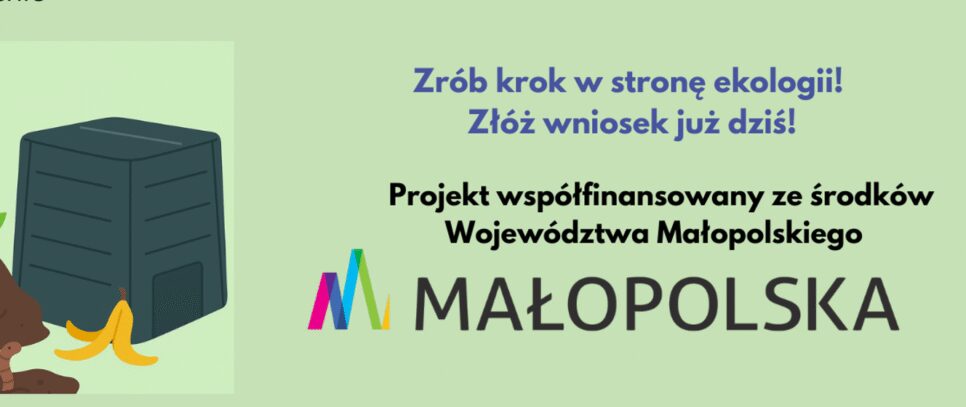 Bezpłatne kompostowniki dla mieszkańców. Lanckorona