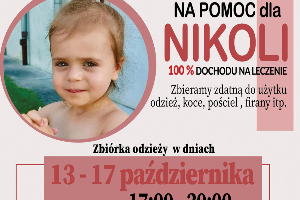 POMÓŻMY MAŁEJ NIKOLI. Gmina Łużna