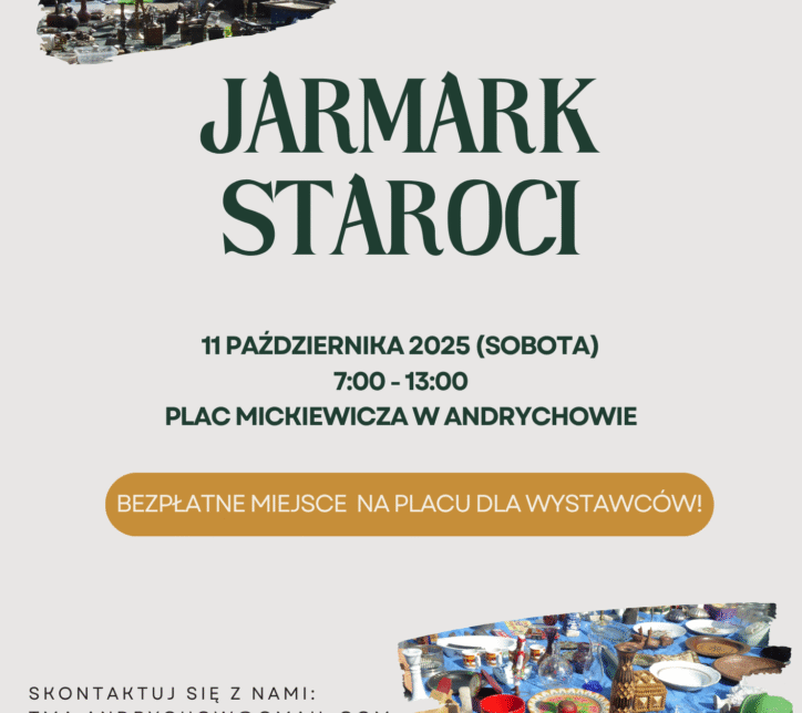 Zapraszamy na Andrychowski Jarmark Staroci. Andrychów