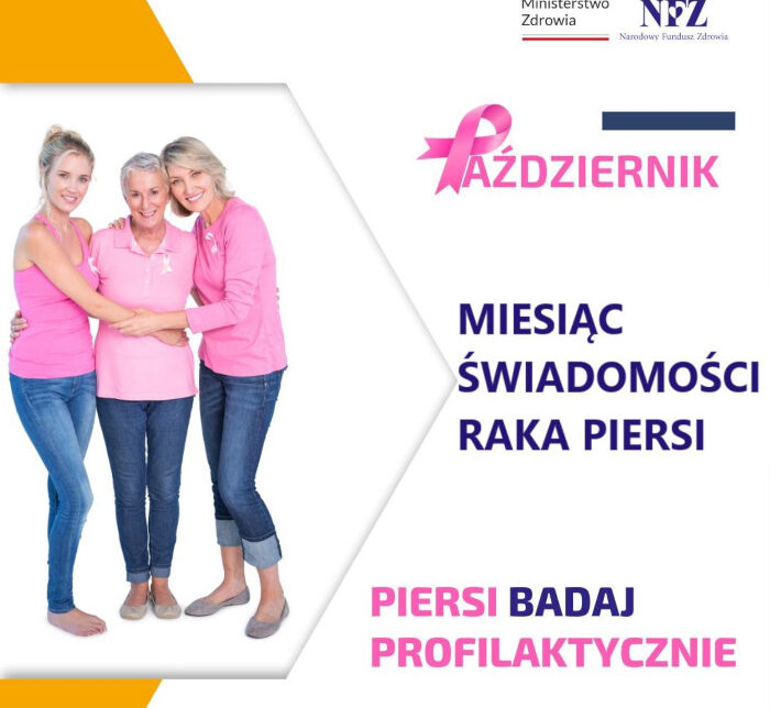 Różowy październik – miesiąc profilaktyki nowotworowej. Brzesko