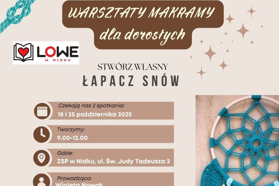 Warsztaty Makramy. Wieprz