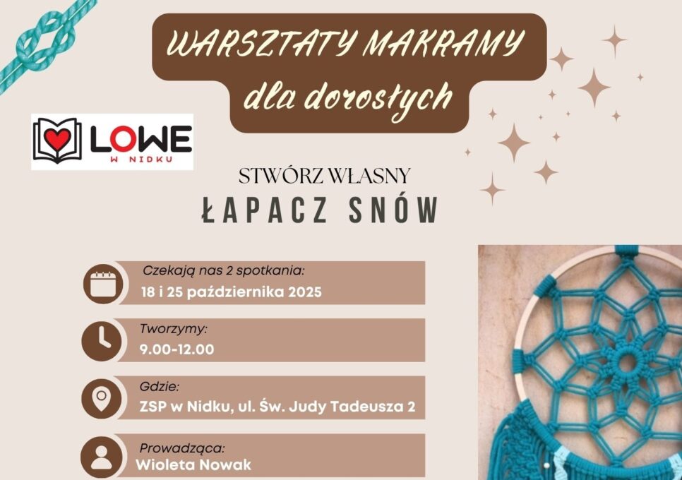 Warsztaty Makramy. Wieprz