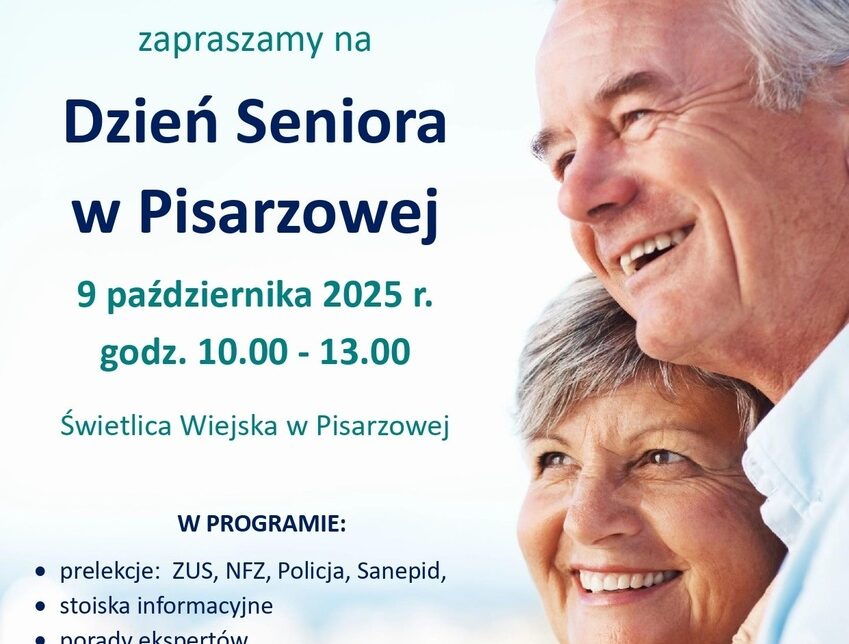 Dzień seniora pod hasłem „Świadoma decyzja – bezpieczny senior” w Pisarzowej. Limanowa