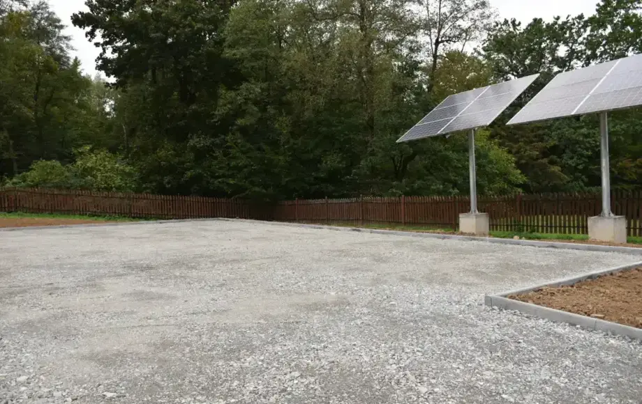 Nowy parking przy świetlicy w Leksandrowej gotowy!. Gmina Nowy Wiśnicz