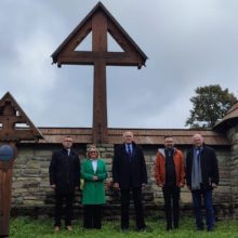 Wizyta delegacji Austriackiego Czarnego Krzyża w Gminie Sękowa. Gmina Sekowa