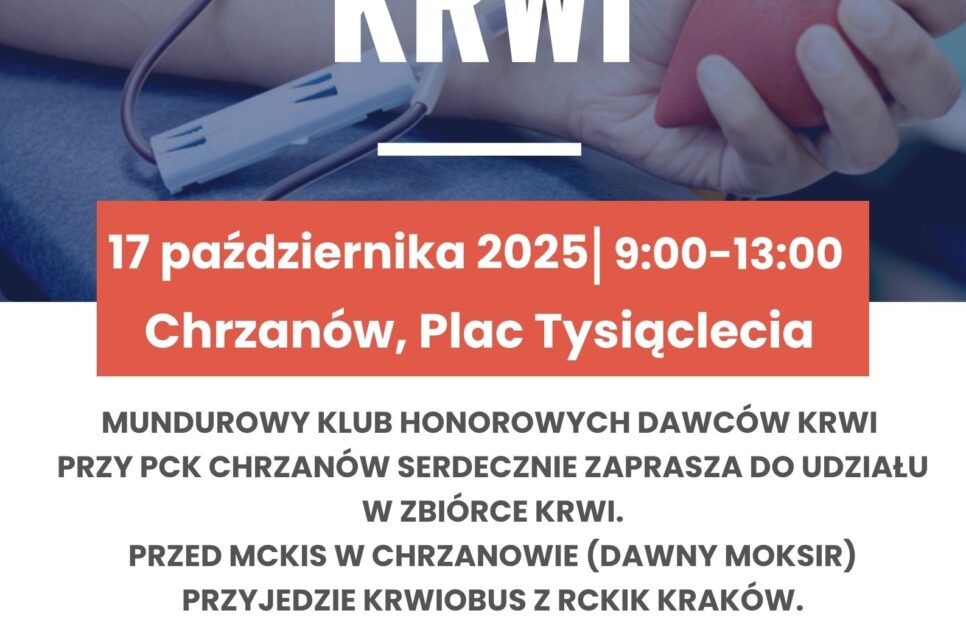 I Ty możesz oddać krew. Gmina Trzebinia
