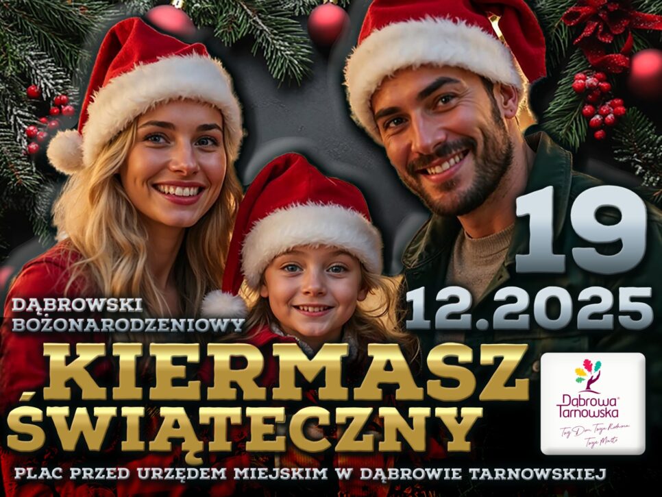 Kiermasz Bożonarodzeniowy – zapisz datę 19 grudnia i zgłoś udział! . Gmina Dąbrowa Tarnowska