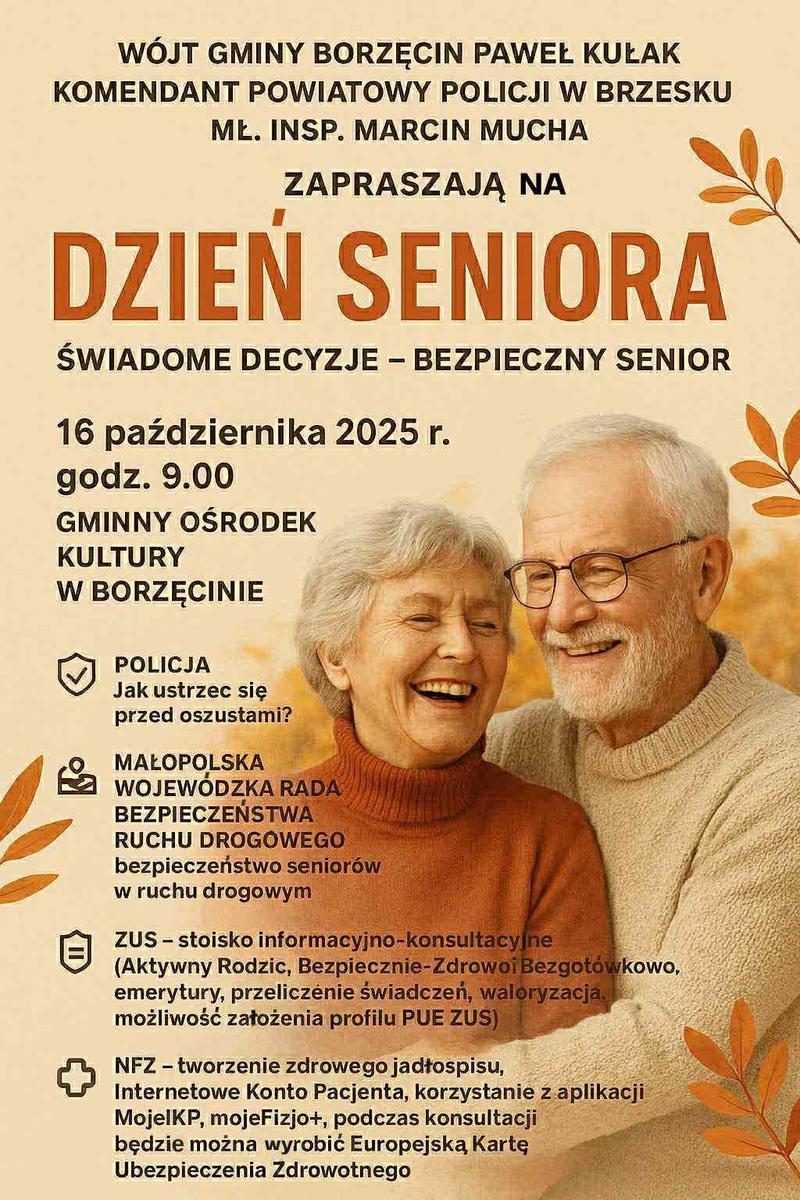 Już wkrótce Dzień Seniora w Borzęcinie. Serdecznie zapraszamy!. Brzesko