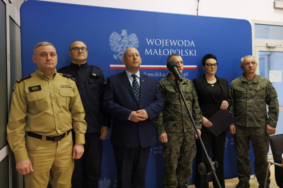 Współpraca przede wszystkim. Ćwiczenia służb, Wojska i administracji 15-17.10.2025 r.. Małopolska