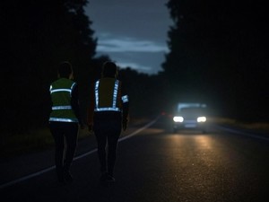 Odblaski ratują życie: bezpieczeństwo pieszych i rowerzystów w sezonie jesiennym. Myślenice