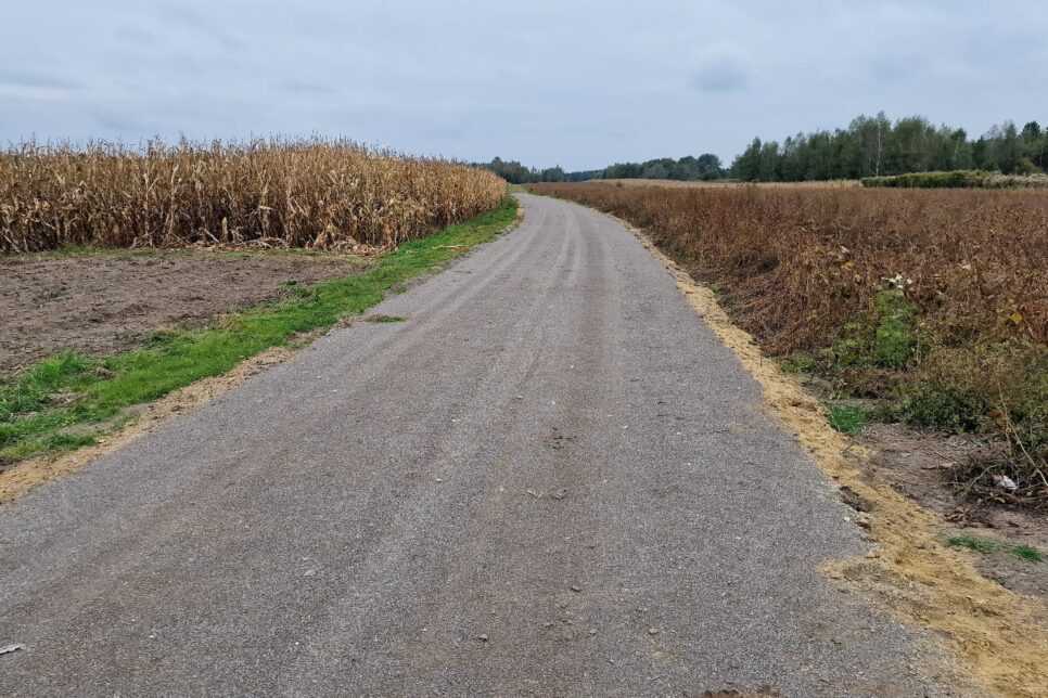 Modernizacja dróg dojazdowych do pól – lepszy dojazd, większy komfort. Gmina Dąbrowa Tarnowska