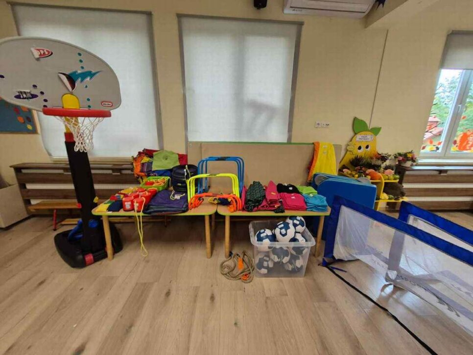 Nowy sprzęt sportowy w ramach projektu AKTYWNE MALUCHY. Gmina Żegocina