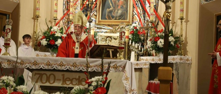 700-lecie parafii Podwyższenia Krzyża Świętego w Jaworniku. Gmina Myślenice