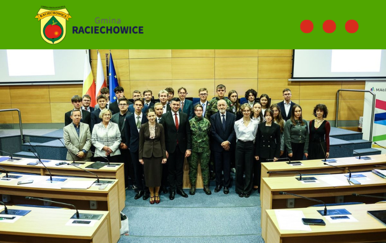 Młodzież gminy Raciechowice ma swojego przedstawiciela w województwie. Gmina Raciechowice