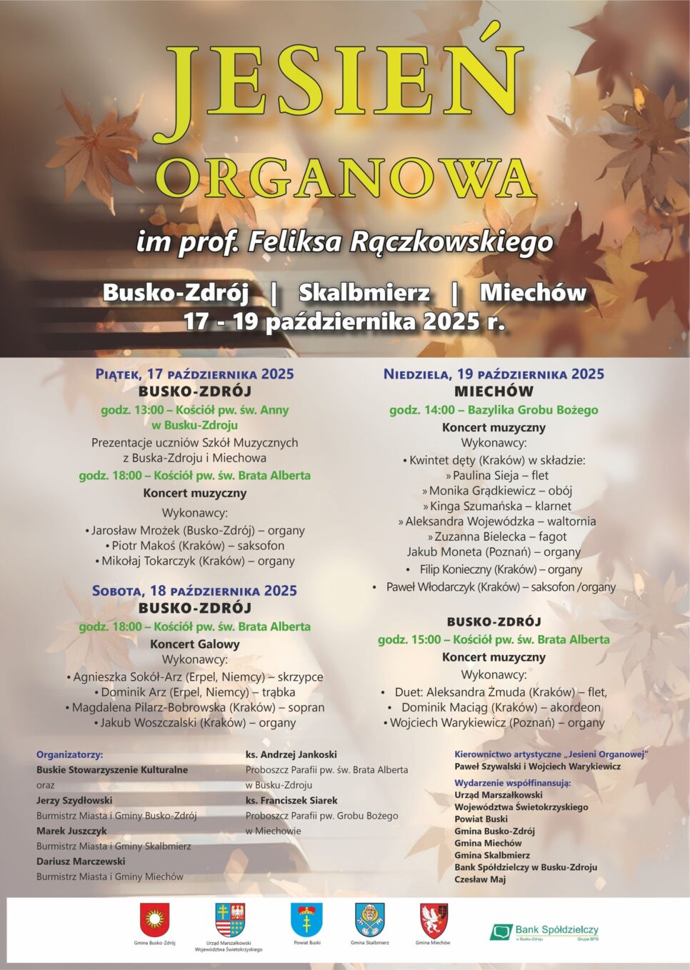 Jesień organowa w Miechowie. Gmina Miechów