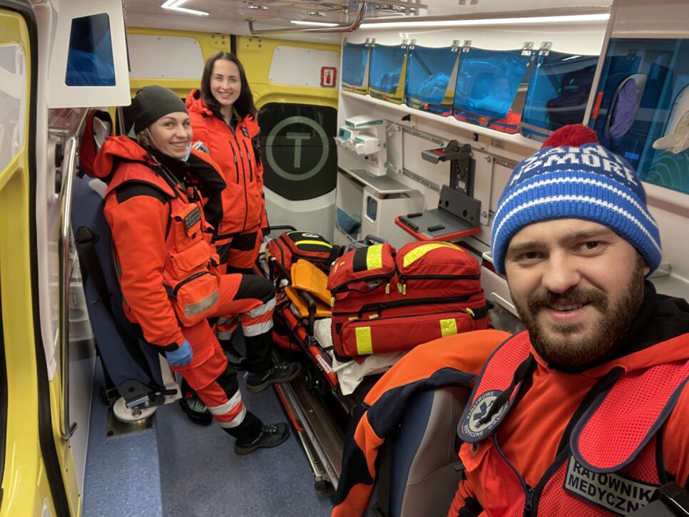 Ratownicy i Ratowniczki, dziękujemy za Waszą energię i odwagę. Szpital Żeromski Kraków