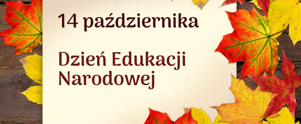 Życzenia z okazji Dnia Edukacji Narodowej. Gmina Ropa