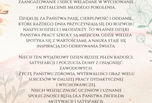 14 października – Dzień Edukacji Narodowe. Gmina Dębno
