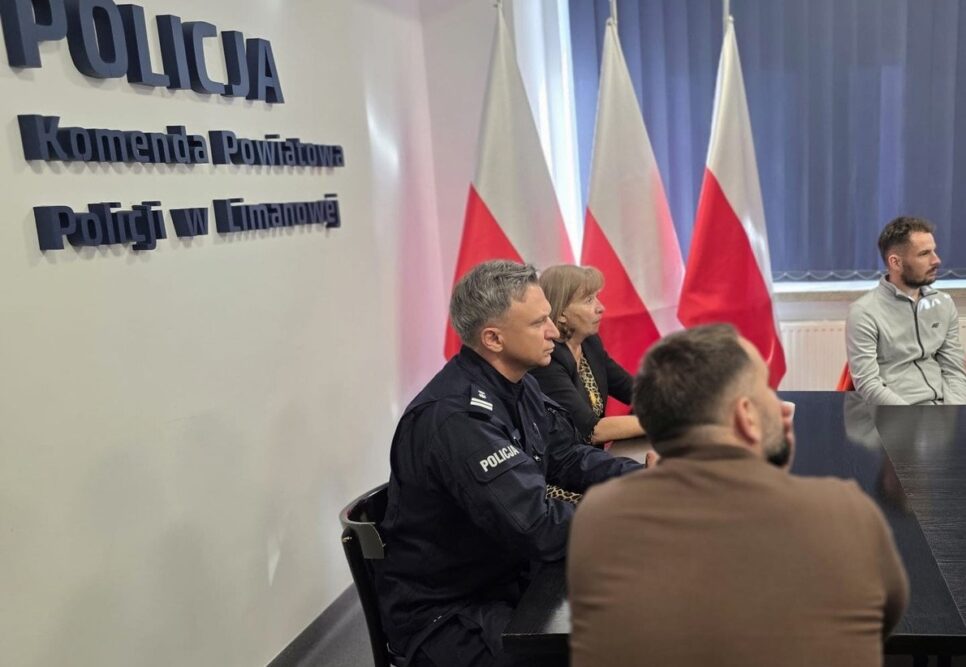 Spotkanie dotyczące przebudowy linii kolejowej na terenie Powiatu Limanowskiego. Limanowa