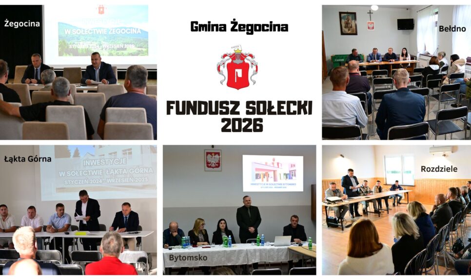 ZEBRANIA SOŁECKIE W GMINIE ŻEGOCINA. Gmina Żegocina