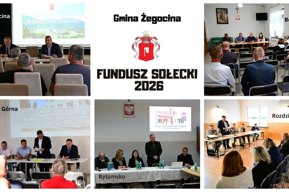 ZEBRANIA SOŁECKIE W GMINIE ŻEGOCINA. Gmina Żegocina