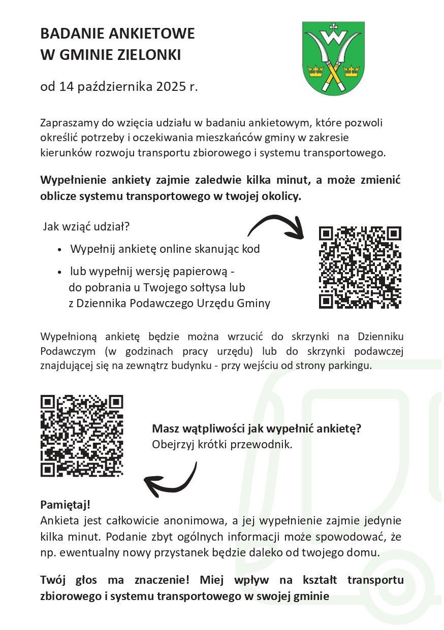 Badania zachowań i preferencji komunikacyjnych mieszkańców Gminy Zielonki,🔹 Jak wziąć udział?. Gmina Zielonki