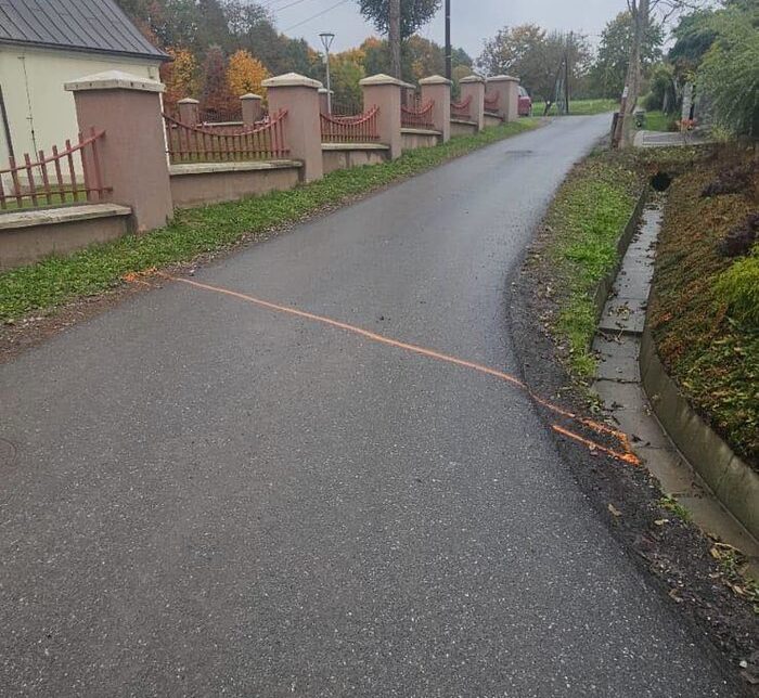 Planowane prace drogowe na ulicy Maryjnej w miejscowości Gaj. Gmina Mogilany