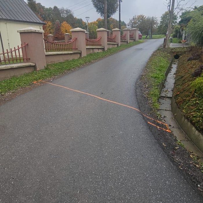 Planowane prace drogowe na ulicy Maryjnej w miejscowości Gaj. Gmina Mogilany