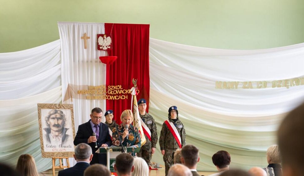 Obchody Święta Edukacji Narodowej i otwarcie II. etapu modernizacji w Zespole Szkół w Proszowicach. Proszowice