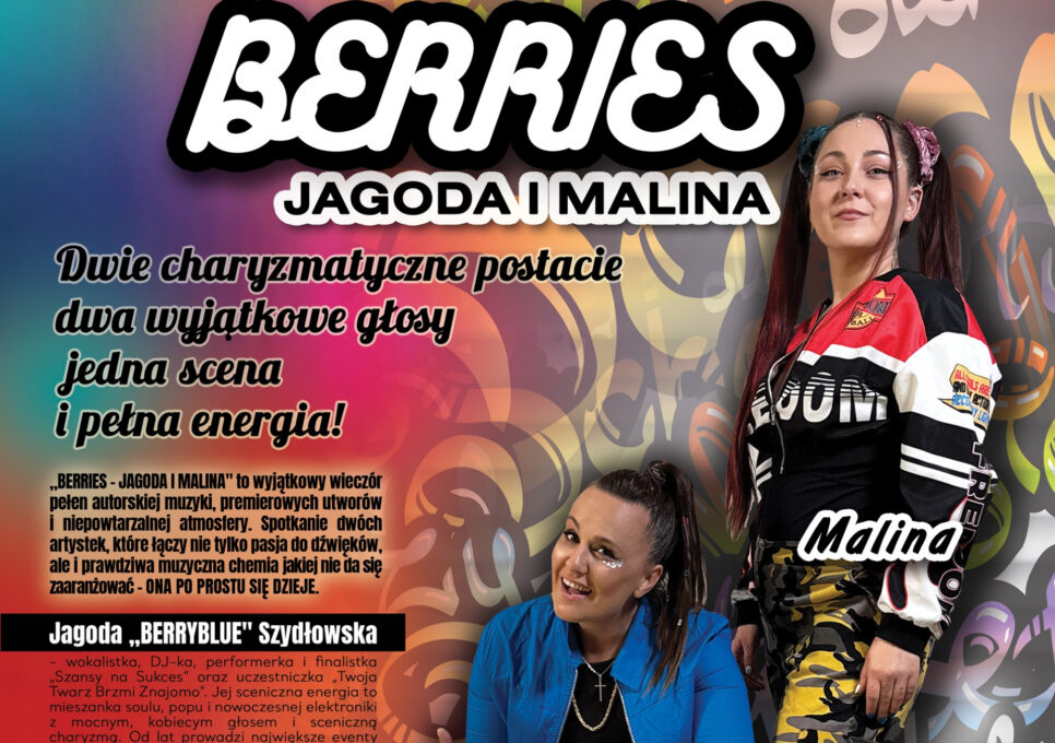 Mok zaprasza na koncert „BERRIES – Jagoda i Malina”. Gmina Brzesko