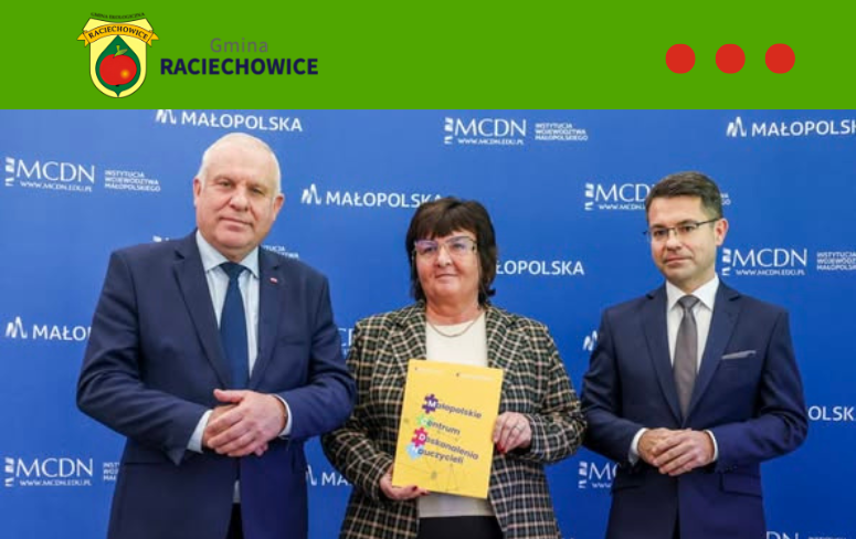 Małopolski System Wspierania Transformacji Cyfrowej Szkół. Gmina Raciechowice