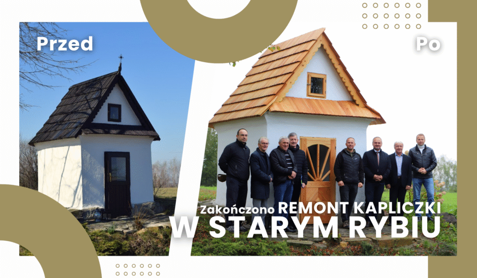 Zakończono remont kapliczki w Starym Rybiu. Gmina Limanowa
