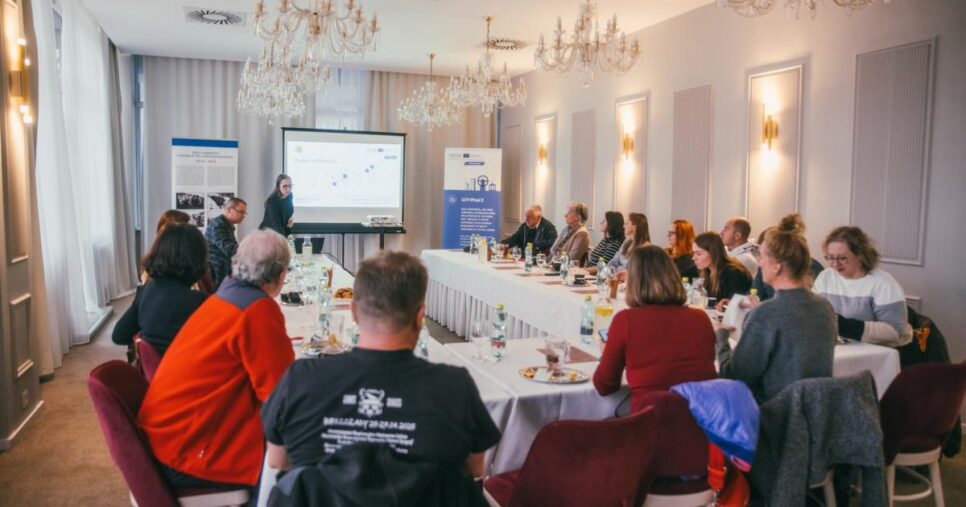 Delegacja z Gorlic na warsztatach transgranicznych projektu GOV4PeaCE w Medzilaborcach. Gorlice