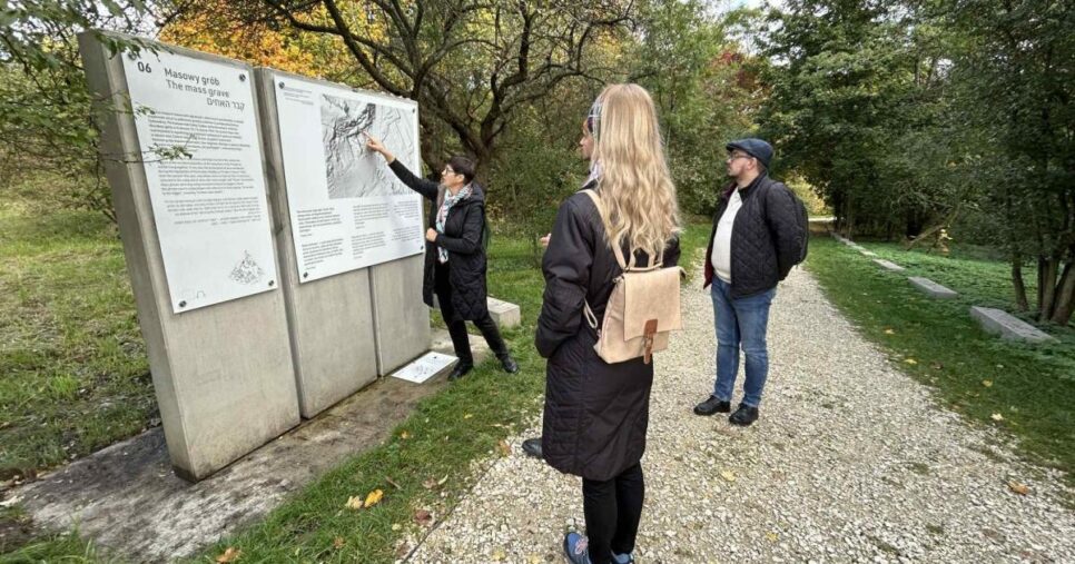 Wizyta zespołu projektowego w KL Plaszow. Gorlice