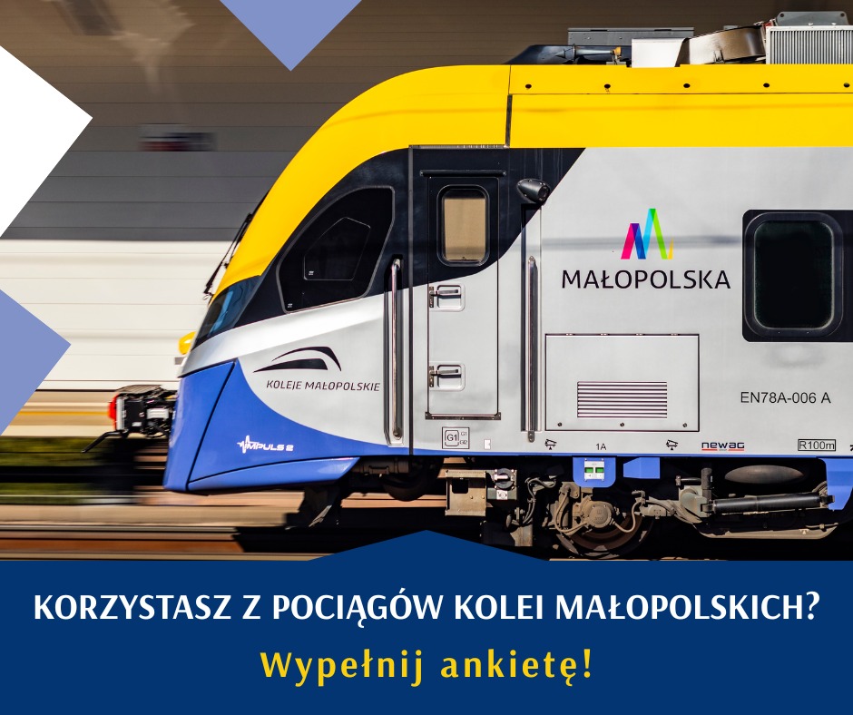 Badania satysfakcji pasażerów korzystających z pociągów Kolei Małopolskich. Gmina Skawina